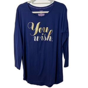 Victoria’s Secret “You Wish” Nightshirt Purple Size M